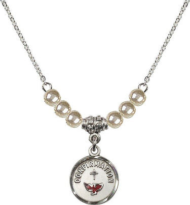 Confirmation Crystal Necklace | 5/8 inch | 4mm Beads | N21-0601X