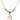 Baptism Crystal Necklace | 3/4 inch | 4mm Beads   14kt Gold Filled