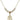 Saint Christopher Crystal Necklace | 3/4 inch | 4mm Beads   14kt Gold Filled