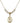 Saint Christopher Crystal Necklace | 3/4 inch | 4mm Beads   14kt Gold Filled