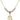 St. Jude Crystal Necklace | 3/4 inch | 4mm Beads   14kt Gold Filled