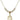 Saint Joseph Crystal Necklace | 3/4 inch | 4mm Beads   14kt Gold Filled