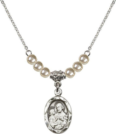 Collar de Cristal San José | 3/4 pulgada | Cuentas de 4 mm | N21-0612K