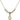 Miraculous Medal Crystal Necklace | 1/2 inch | 4mm Beads   14kt Gold Filled