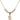 Scapular Crystal Necklace | 1/2 inch | 4mm Beads   14kt Gold Filled
