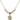 Miraculous Medal Crystal Necklace | 1/2 inch | 4mm Beads   14kt Gold Filled