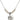 Miraculous Medal Crystal Necklace | 1/2 inch | 4mm Beads   Sterling Silver