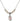 Collar de Cristal de la Medalla Milagrosa | Cuentas de 4 mm | N21-0706PMGF/18RG