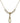 Infant of Prague Crystal Necklace | 3/4 inch | 4mm Beads   14kt Gold Filled