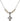 5-Way / Chalice Crystal Necklace | 1/2 inch | 4mm Beads   Sterling Silver