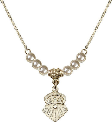 Sterling Seven Gifts Crystal Necklace | 5/8 inch | 4mm Beads