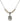 Seven Gifts Crystal Necklace | 5/8 inch | 4mm Beads   Sterling Silver