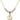 Heart / Confirmation Crystal Necklace | 5/8 inch | 4mm Beads   14kt Gold Filled