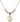 Heart / Confirmation Crystal Necklace | 5/8 inch | 4mm Beads   14kt Gold Filled