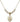 Heart / Communion Crystal Necklace | 5/8 inch | 4mm Beads   14kt Gold Filled
