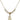 First Reconciliation Crystal Necklace | 1/2 inch | 4mm Beads   14kt Gold Filled