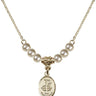 Matrimony Crystal Necklace | 1/2 inch | 4mm Beads   14kt Gold Filled