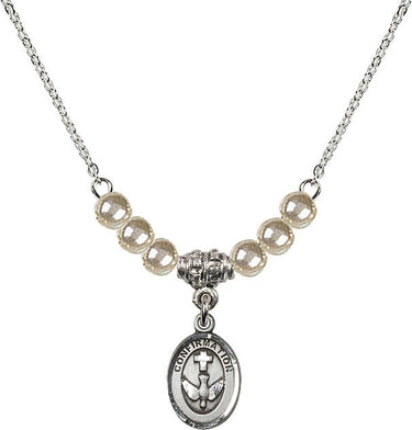 Confirmation Crystal Necklace | 1/2 inch | 4mm Beads | N21-0973