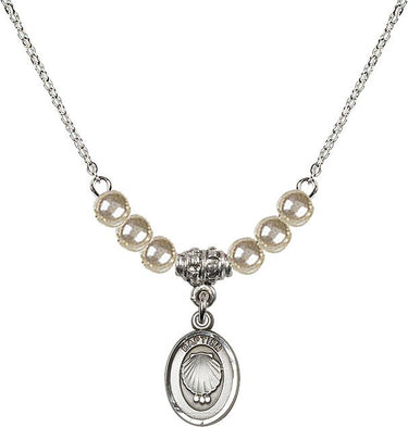 Collar de cristal para bautizo | 1.27 cm | Cuentas de 4 mm | N21-0974