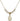 Chalice Crystal Necklace | 1/2 inch | 4mm Beads   14kt Gold Filled