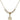 5-Way Crystal Necklace | 1/2 inch | 4mm Beads   14kt Gold Filled