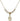 5-Way Crystal Necklace | 1/2 inch | 4mm Beads   14kt Gold Filled