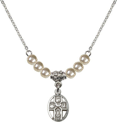 Collar de cristal de 5 vías | 1/2 pulgada | Cuentas de 4 mm | N21-0980