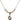 Shell Crystal Necklace | 1/2 inch | 4mm Beads   14kt Gold Filled