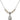 Miraculous Medal Crystal Necklace | 1/2 inch | 4mm Beads   Sterling Silver