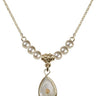 Mustard Seed Crystal Necklace | 5/8 inch | 4mm Beads   14kt Gold Filled