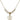 Cross Crystal Necklace | 1/2 inch | 4mm Beads   14kt Gold Filled