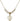 Cross Crystal Necklace | 1/2 inch | 4mm Beads   14kt Gold Filled