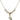 Guardian Angel Crystal Necklace | 3/8 inch | 4mm Beads   14kt Gold Filled