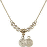 Saint Benedict Crystal Necklace | 3/8 inch | 4mm Beads   14kt Gold Filled