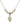 Communion Crystal Necklace | 5/8 inch | 4mm Beads   14kt Gold Filled
