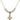 5-Way Crystal Necklace | 5/8 inch | 4mm Beads   14kt Gold Filled