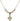 5-Way Crystal Necklace | 1/2 inch | 4mm Beads   14kt Gold Filled