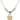 Heart Crystal Necklace | 5/8 inch | 4mm Beads   14kt Gold Filled