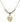 Heart Crystal Necklace | 5/8 inch | 4mm Beads   14kt Gold Filled