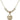 Miraculous Medal Crystal Necklace | 5/8 inch | 4mm Beads   14kt Gold Filled