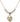 Miraculous Medal Crystal Necklace | 5/8 inch | 4mm Beads   14kt Gold Filled