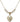 Graduation Heart Crystal Necklace | 5/8 inch | 4mm Beads   14kt Gold Filled