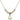 Claddagh Crystal Necklace | 3/8 inch | 4mm Beads   14kt Gold Filled