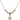 Cross Crystal Necklace | 3/8 inch | 4mm Beads   14kt Gold Filled
