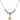 Cross Crystal Necklace | 3/8 inch | 4mm Beads   14kt Gold Filled