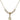 Scapular Crystal Necklace | 1/2 inch | 4mm Beads   14kt Gold Filled