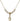 Scapular Crystal Necklace | 1/2 inch | 4mm Beads   14kt Gold Filled