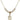 Guardian Angel Crystal Necklace | 5/8 inch | 4mm Beads   14kt Gold Filled