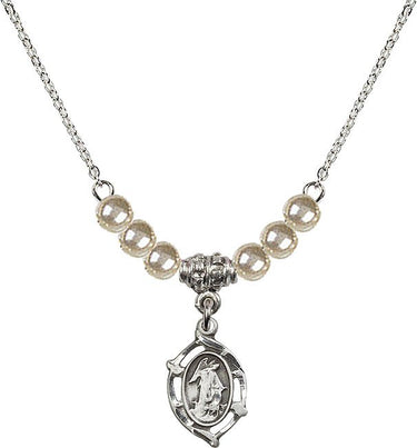 Collar de cristal Ángel Guardián | 1,5 cm | Cuentas de 4 mm | N21-4154