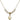 Heart Crystal Necklace | 1 1/8 inch | 4mm Beads   14kt Gold Filled